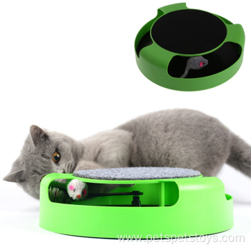 Custom Motion Cat Catch Mouse Scratcher Claw Toy